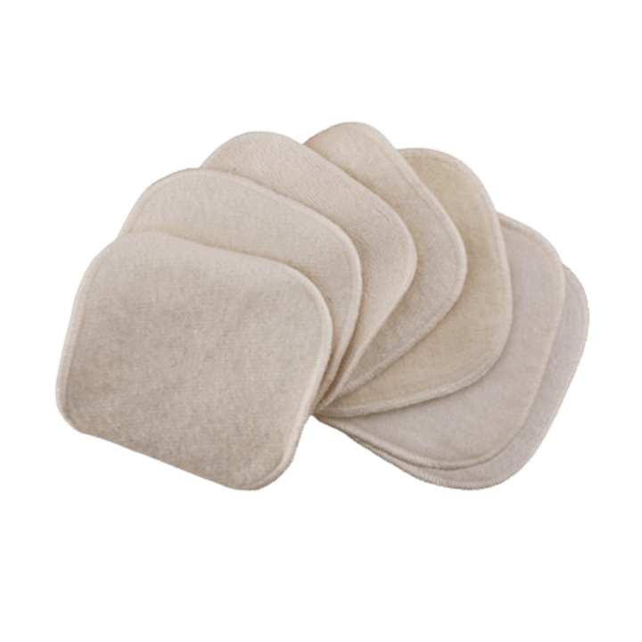 Organic washable and reusable cotton make-up remover pad