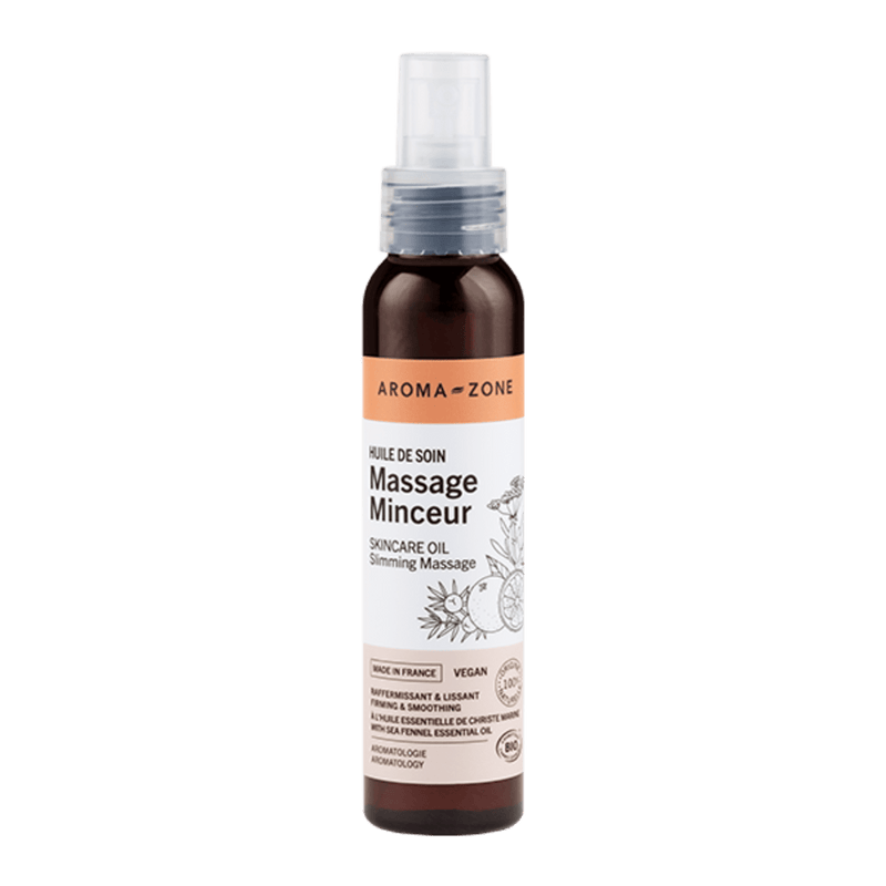 Huile de massage minceur bio