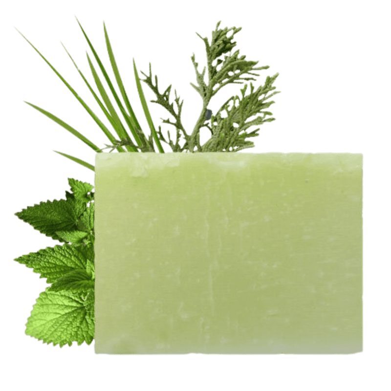 Savon artisanal au vétiver et à la menthe
