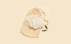 Organic cotton washable squares and pouch - Image 3