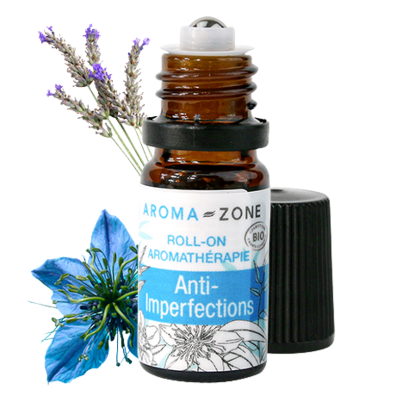 Roll-on aux huiles essentielles anti-imperfections