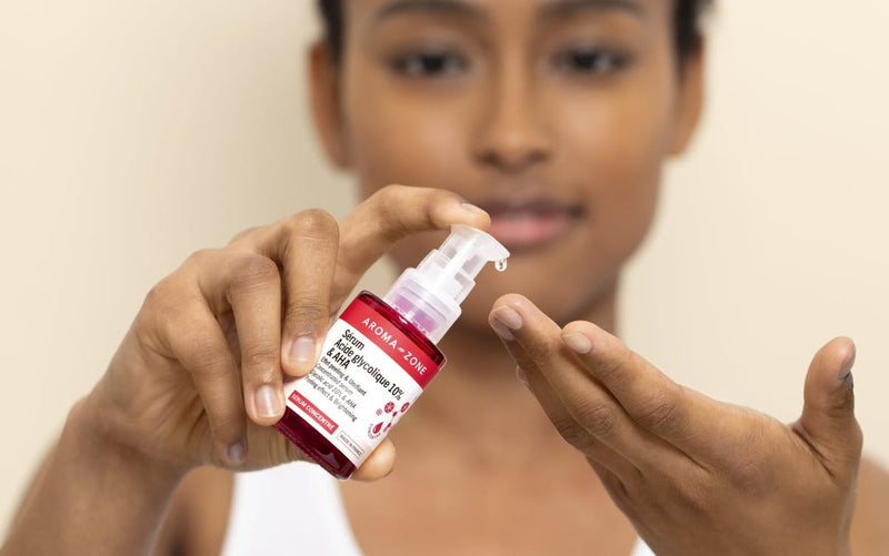 Acide glycolique : sérum visage concentré