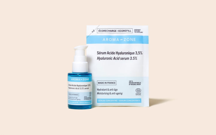 Hyaluronic Acid Serum Eco Kit + eco-refills – Aroma-Zone