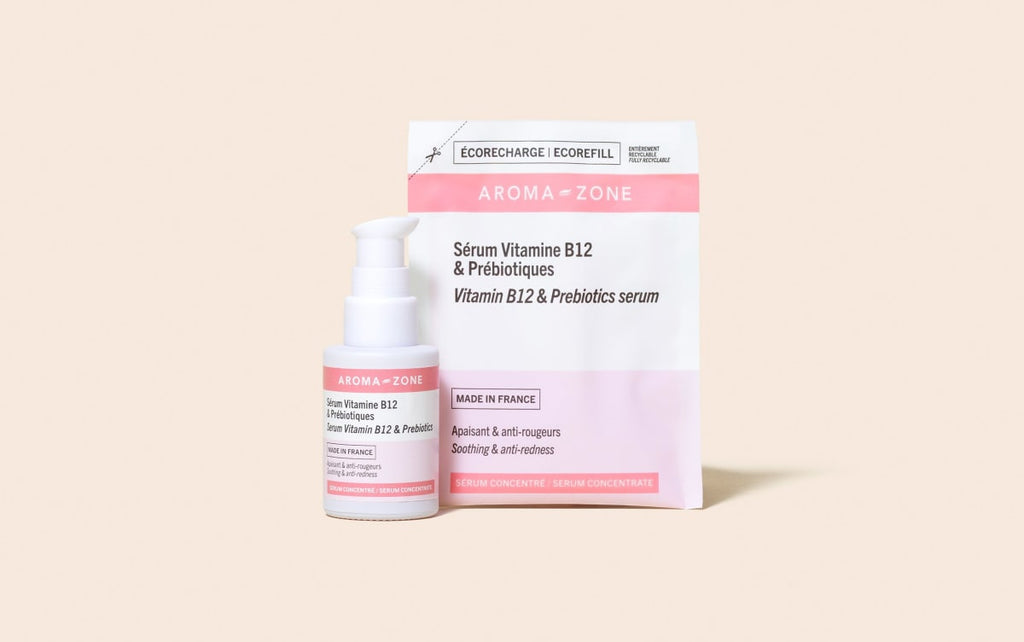 Vitamin B12 & Prebiotics Serum Eco Kit + 1 eco-refill – Aroma-Zone - Image 2