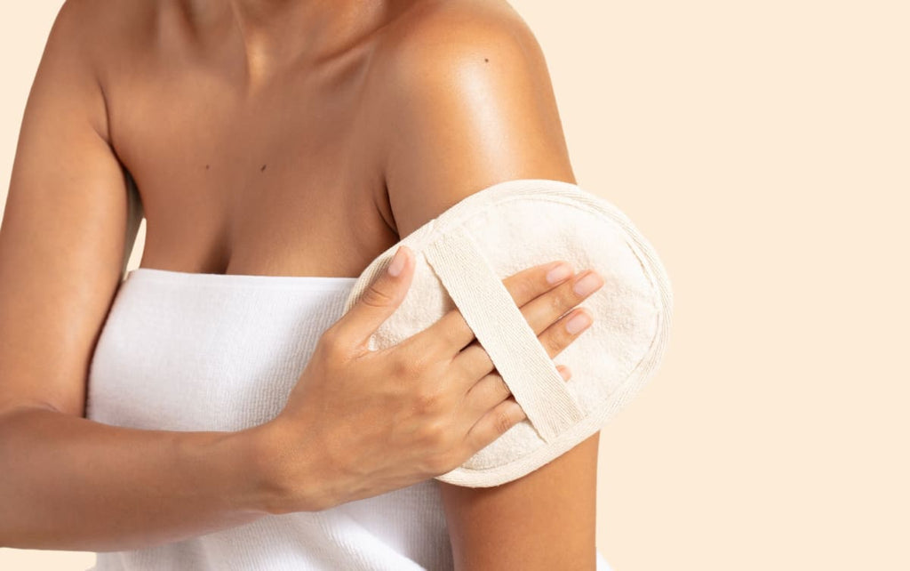Oval Loofah Scrub Sponge - Image 3