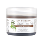 Organic eucalyptus black soap - face and body scrub - Image 2