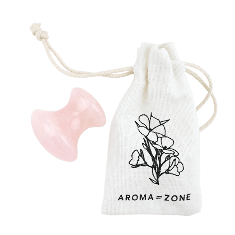 Champignon de massage en quartz rose